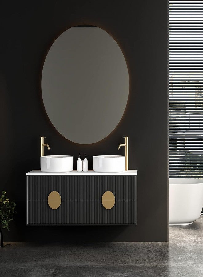 HOME13 Matte Wallpaper Peel & Stick Contact Paper Decorative Self Adhesive Vinyl Wallpaper for Kitchen Cabinet Furniture Countertop Waterproof (24 Inches by 120 Inches, Black Matte Wallpaper) - Image 3